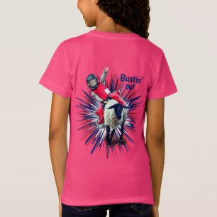 Western Rodeo Cowboy Cowgirl Mutton Busting T-Shirt