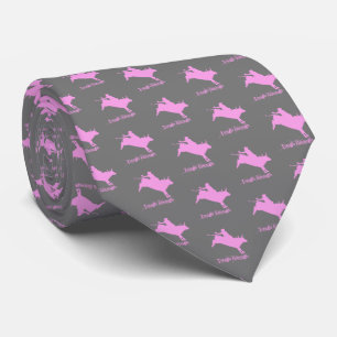 Western Rodeo Cowboys Bull Riding Tough Enough  Tie
