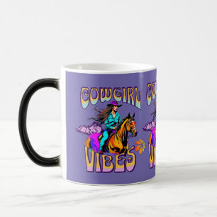 Western Rodeo Cowgirl Vibes and Horse  Magic Mug
