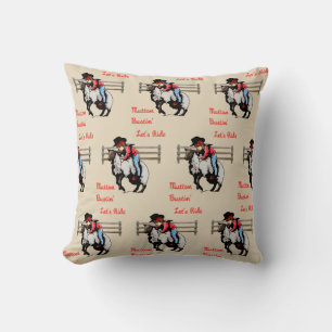 Western Rodeo Mutton Bustin' Kid Cushion