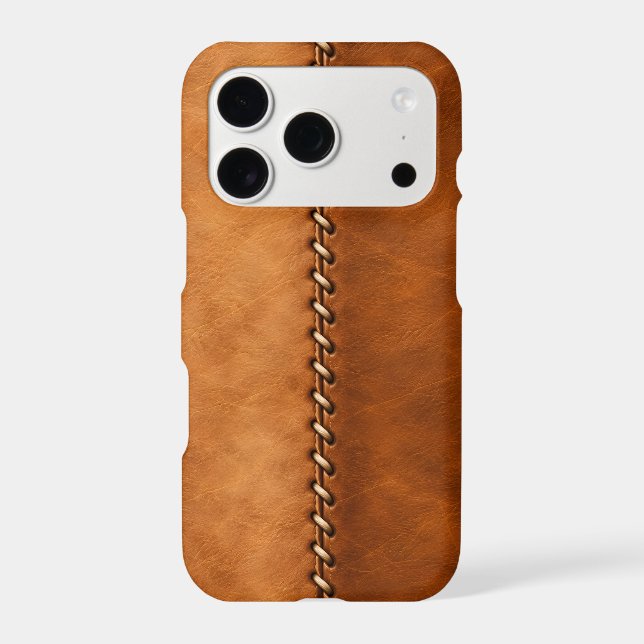 Western Rope Stitch Seam iPhone Case (Back)