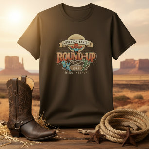 Western Round-Up Family Reunion Dk ID1318 T-Shirt