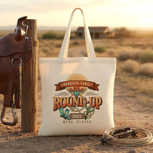 Western Round-Up Family Reunion ID1318 Tote Bag