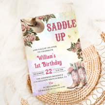 Western Rustic Floral Birthday Party