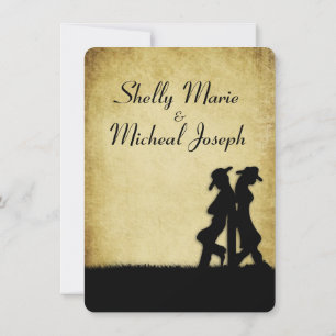 Western Rustic Wedding Invitation