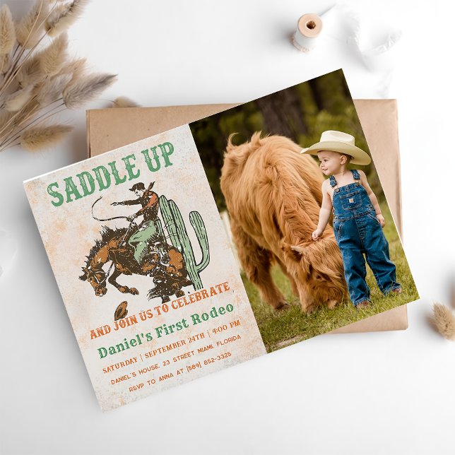 Western Saddle Up And Join Us For Birthday Invitation (Creator Uploaded)