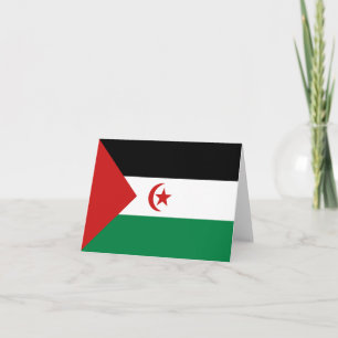 Western Sahara Flag Notecard