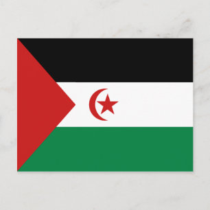 Western Sahara Flag Postcard