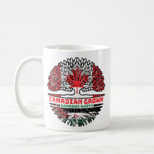 Western Sahara Sahrawi Canadian Canada Tree Roots Coffee Mug