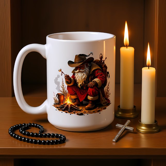 Western Santa Campfire Treat Coffee Mug (Creator Uploaded)