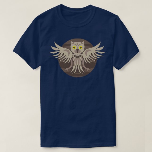 western screech owl T-Shirt (Design Front)