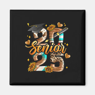 Western Senior 2025 Cowhide Graduation Cl Of 2025 Magnet