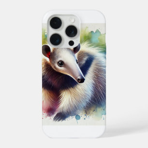 Western Silky Anteater 200824AREF135 - Watercolor iPhone 15 Pro Case