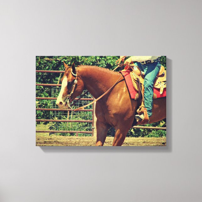 Western Sorrel Canvas Print (Front)
