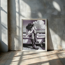 Western Soul – Cowgirl Poster Print