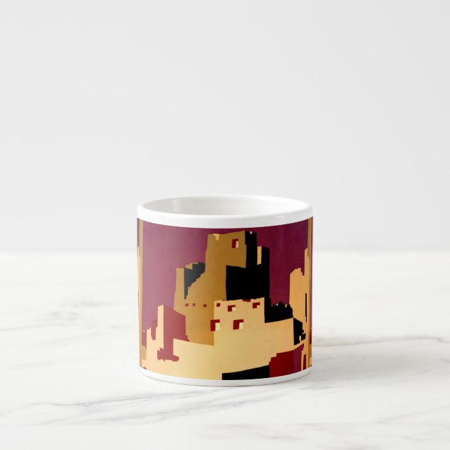 Western Southwest Pueblo WPA National Espresso Cup (Front)