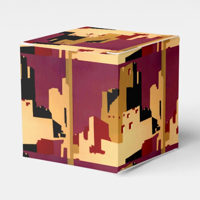 Western Southwest Pueblo WPA National Favour Box (Front Side)