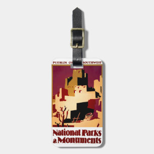 Western Southwest Pueblo WPA National Luggage Tag