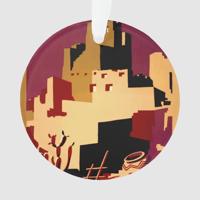 Western Southwest Pueblo WPA National Ornament (Front)