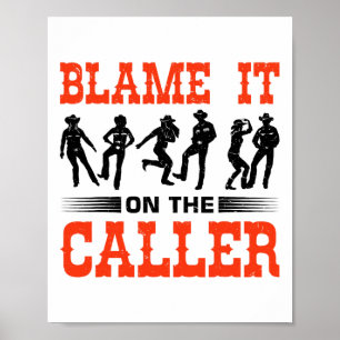 Western Square Dancing Design For A Square Dancer Poster