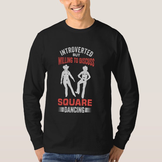 Western Square Dancing Design for a Square Dancer T-Shirt (Front)