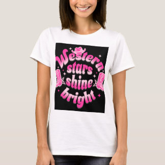 Western stars shine bright T-Shirt