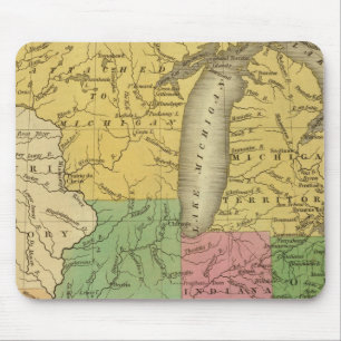 Western states, territories mouse mat