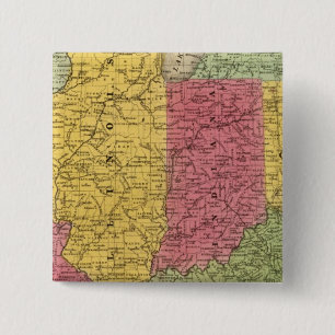 Western States, USA 15 Cm Square Badge