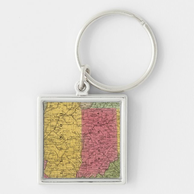 Western States, USA Key Ring (Front)