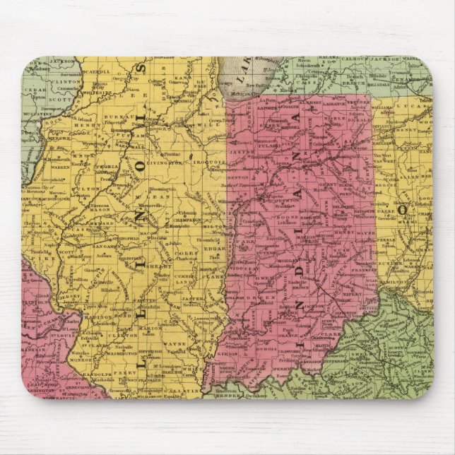 Western States, USA Mouse Mat (Front)