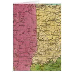 Western States with inset map of Upper Michigan