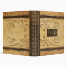 Western Stitched Recipe Binder