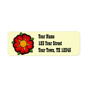 Western Style Address Labels
