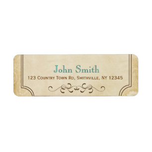 Western Style Address Labels