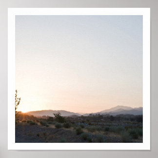 Western Sunrise Poster