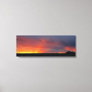 Western Sunset Canvas Print
