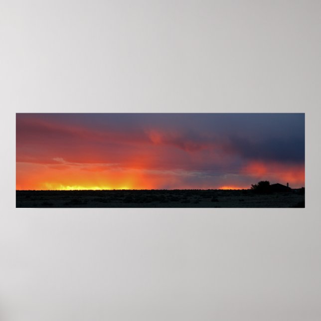 Western Sunset Poster (Front)