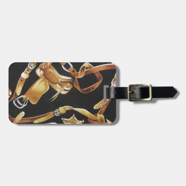Western Tack Luggage Tag (Front Horizontal)