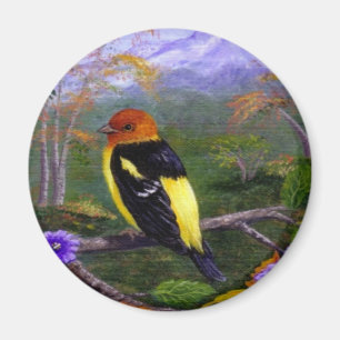 Western Tanager Bird Wildlife Creationarts Nature Magnet