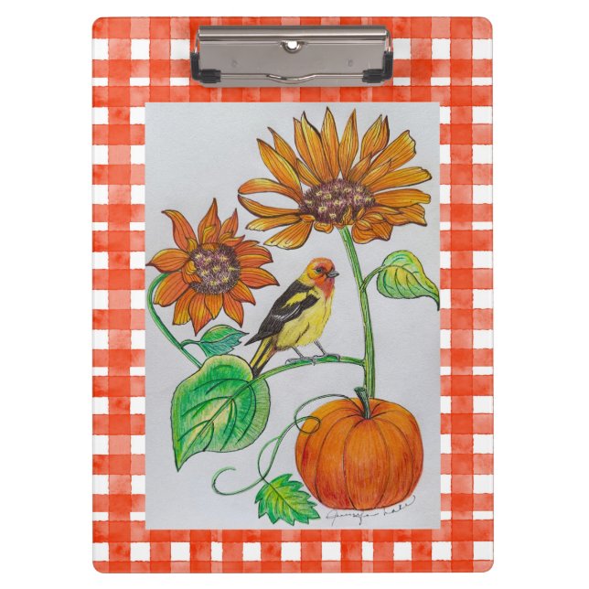 Western Tanager Clipboard (Front)