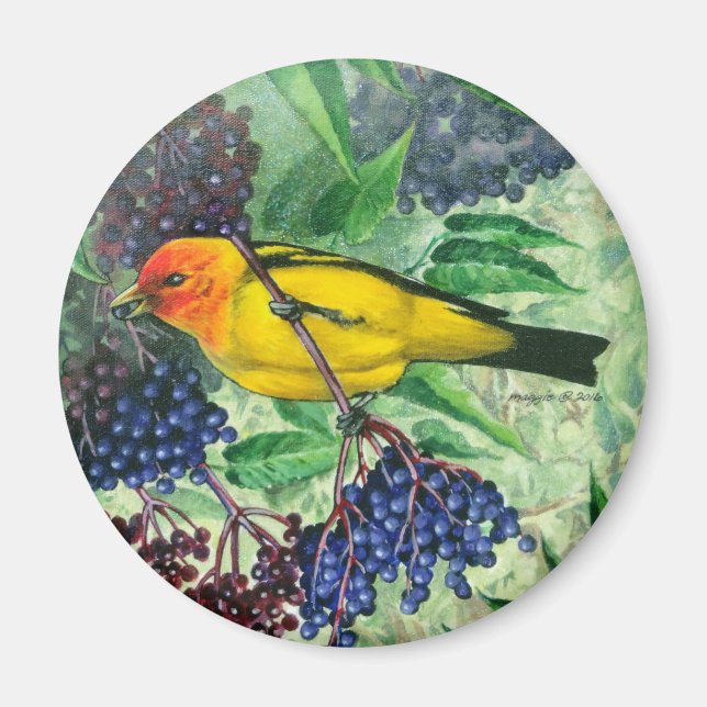 Western Tanager Magnet (Front)