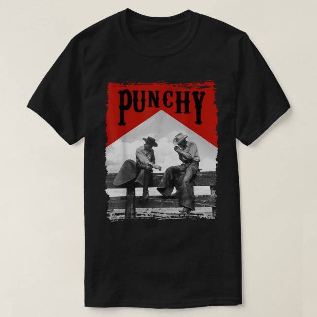 Western Teas Cowgirl Horse Girl Rodeo Punchy Cowbo T-Shirt (Design Front)