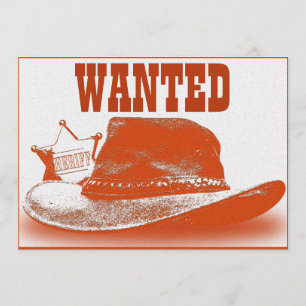 Western Theme Party Invitation