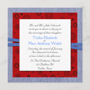 Western Theme Wedding Invitation