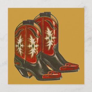 WESTERN THEMED PARTY INVITATION ~ EZ2 CUSTOMIZE