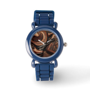 Western Trio: Hat, Boots, Revolver Watch