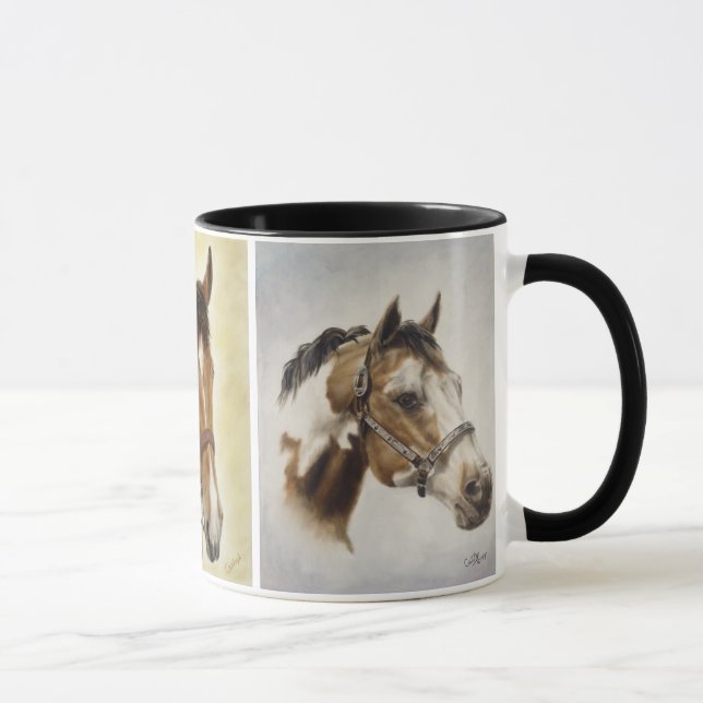 Western Trio Horse Mug (Right)