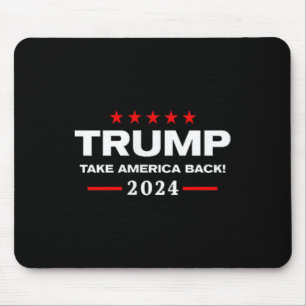 Western Trump Cowboy You Missed Trump 2024 Usa Fla Mouse Mat