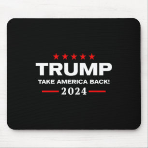 Western Trump Cowboy You Missed Trump 2024 Usa Fla Mouse Mat