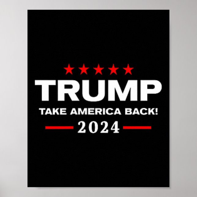 Western Trump Cowboy You Missed Trump 2024 Usa Fla Poster (Front)